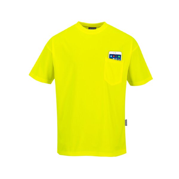 Portwest T-Shirt in Tagesleuchtfarbe S578